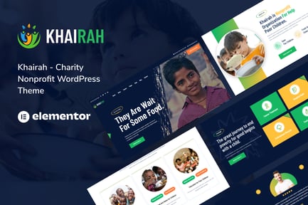 Khairah - Charity WordPress Theme