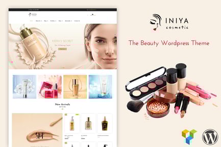 Iniya - Beauty Cosmetic WordPress Theme