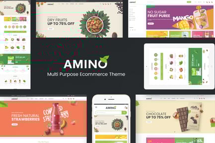 Amino - Organic & Food WordPress Theme