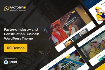 Factory Plus - Oil & Gas Industry WordPress Theme