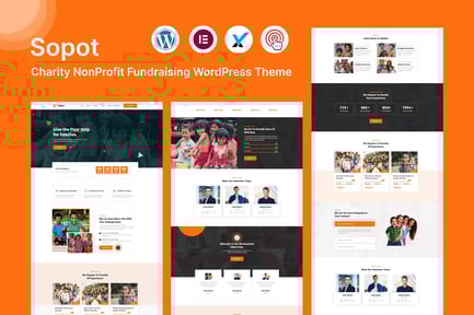 Sopot - Charity Fundraising WordPress Theme