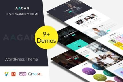 Aagan - Agency Startup WordPress Theme