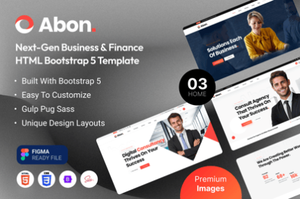 Abon - Multipurpose Business & Finance Template