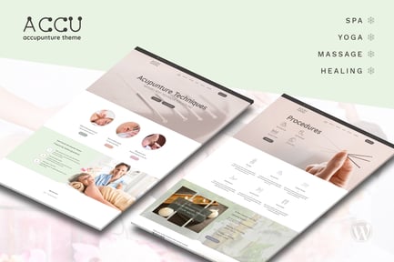 Accu - Acupuncture Massage WordPress Theme