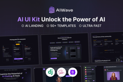 Aiwave Django 5 AI SaaS Website + Dashboard UI Kit