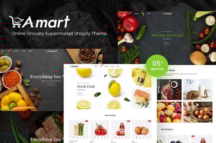 Amart - Online Grocery Supermarket Shopify Theme