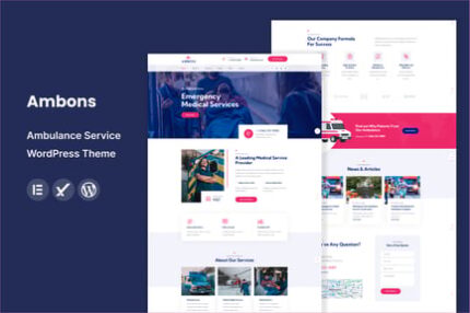 Ambons - Ambulance Service WordPress Theme