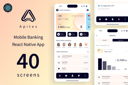 Apitex - React Native Mobile Banking App