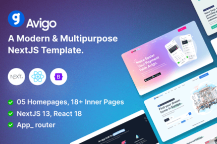 Avigo - Multipurpose Business NextJS Template