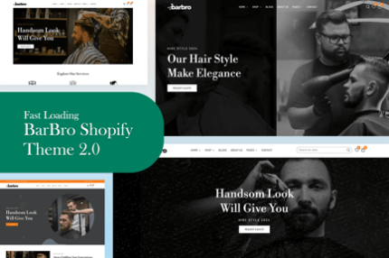 Barbro - Barbershop & Hair Salon Shopify Theme