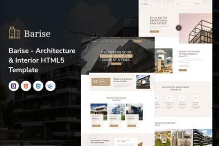 Barise - Architecture & Interior HTML5 Template