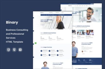 Binary - Business Consulting HTML Template