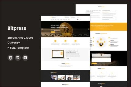 Bitpress - Bitcoin HTML Template