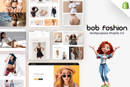 Bob - MultiPurpose Fashion Shop Shopify Theme