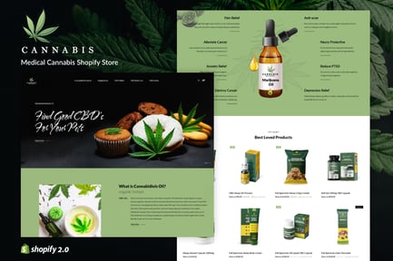 Cannbiz - Medical Cannabis Shopify Store