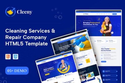 Cleaning Services & Repair Company HTML5 Template