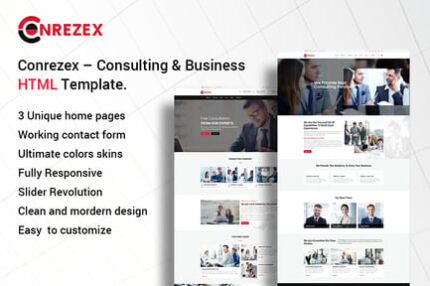 Conrezex – Consulting & Business HTML Template
