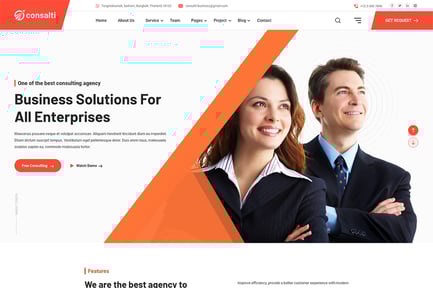 Consalti - Consultancy & Business WordPress Theme