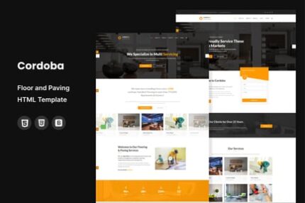 Cordoba : Floor and Paving Service HTML Template