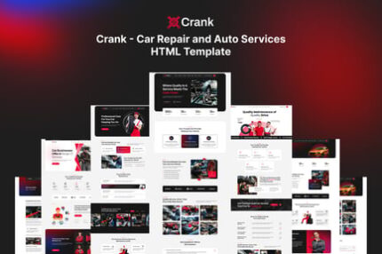 Crank - Car Repair & Auto Services HTML5 Template