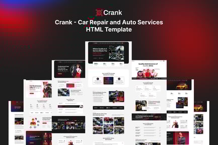 Crank - Car Repair & Auto Services HTML5 Template