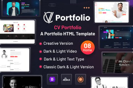 CV Portfolio - Portfolio HTML Template