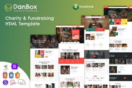 Danbox - Charity & Fundraising HTML Template