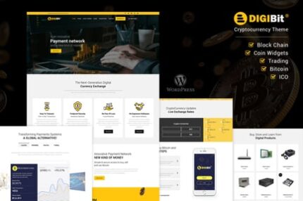 DigiBit - Cryptocurrency Mining WordPress Theme
