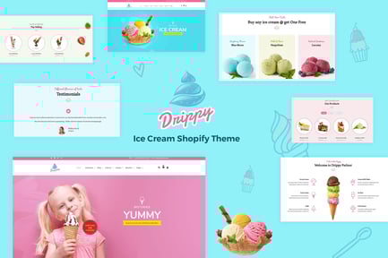 Drippy - Responsive IceCream Shopify Theme