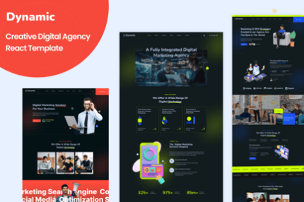 Dynamic - Creative Digital Agency React Template