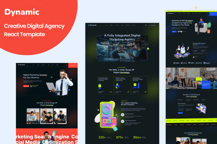 Dynamic - Creative Digital Agency React Template
