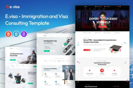 E.visa - Immigration and Visa Consulting Template