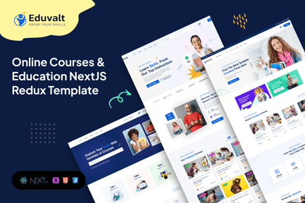 Eduvalt - Online Courses & Education NextJS Redux
