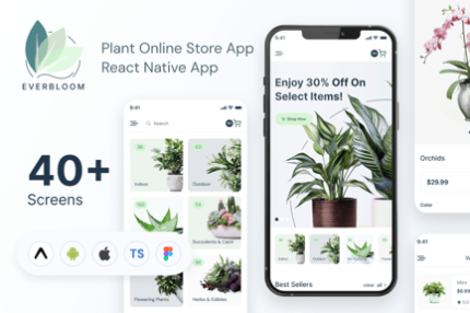Everbloom - Plant Store | Expo 50.0.7 | Frontend