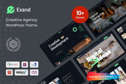 Exand - Creative Agency WordPress Theme