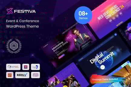 Festiva - Event & Conference WordPress Theme