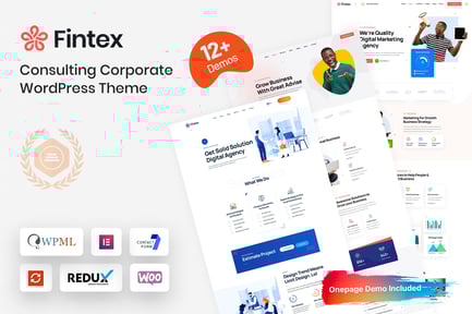 Fintex - Consulting Corporate WordPress Theme