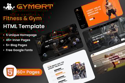Fitness & Gym Workout HTML Template - Gymort