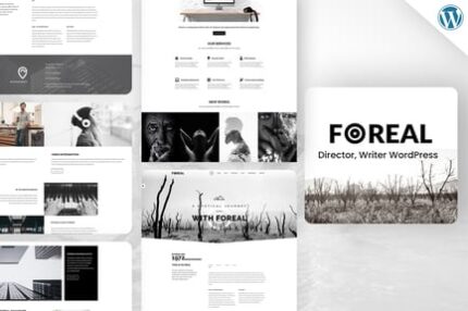 Foreal - Director Writer WordPress Theme