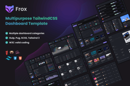Frox - Multipurpose TailwindCSS Dashboard Template