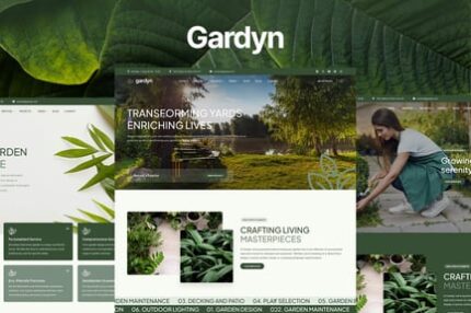 Garden and Landscape Bootstrap 5 Website Template