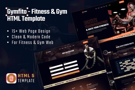 Gymfito - Fitness & Gym HTML Template