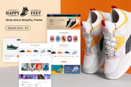 HappyFeet - Footwear Shoes Shopify Theme