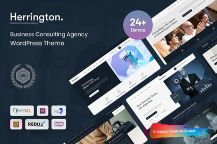 Herington - Business Consulting WordPress Theme