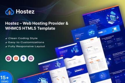 Hostez – Web Hosting & WHMCS HTML5 Template