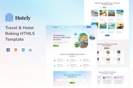 Hotely – Travel & Hotel Boking HTML5 Template