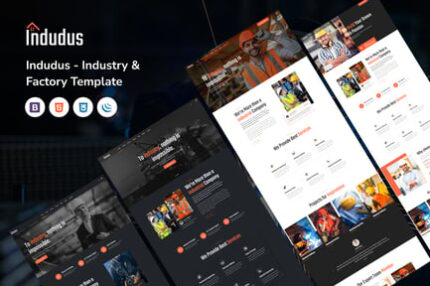 Indudus - Industry & Factory Template