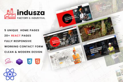 Indusza- Industrial & Factory React Template