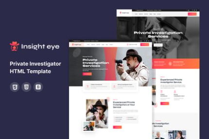 Insighteye - Private Investigator HTML Template