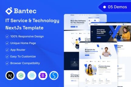 IT Solution, IT Service Technology NextJS Template